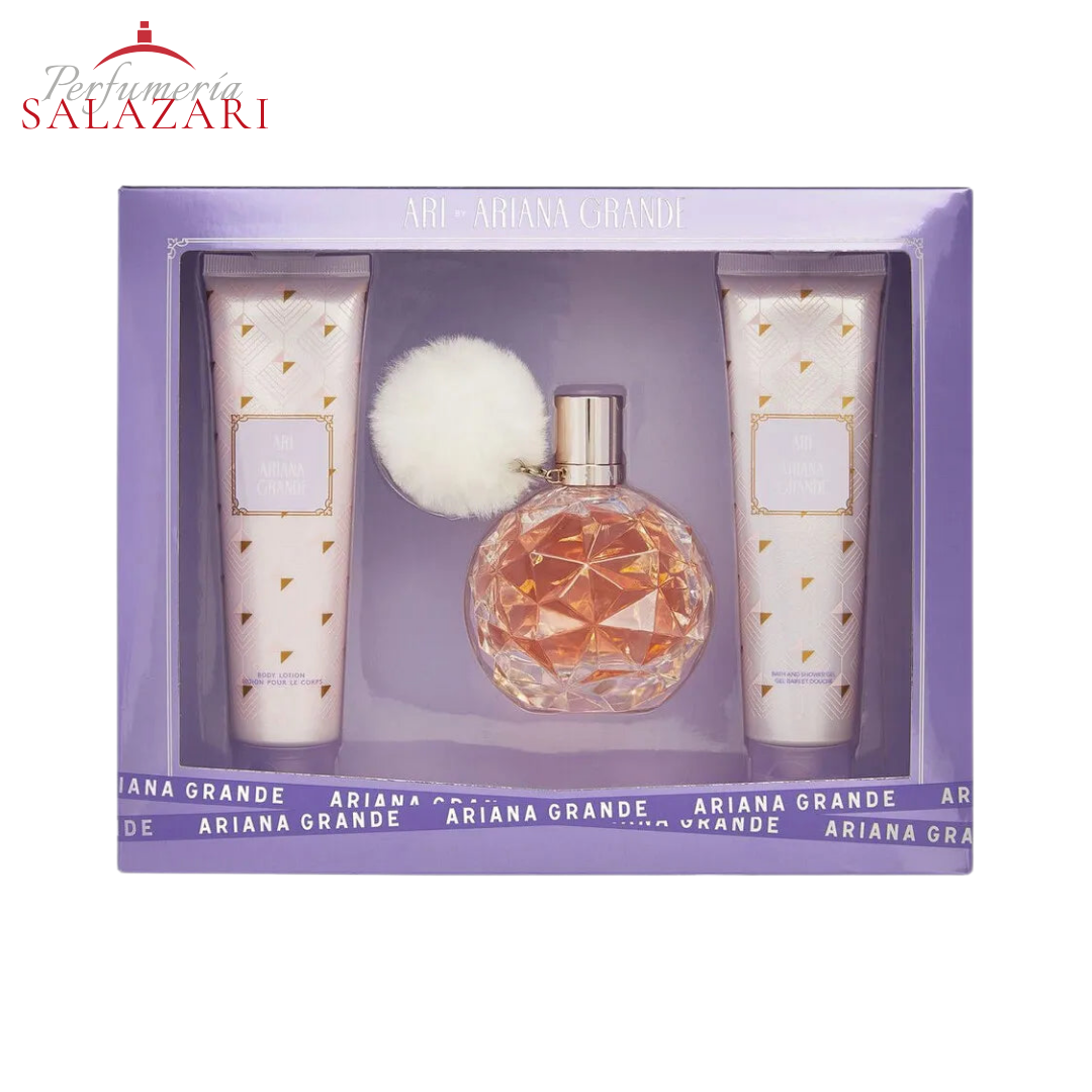 ARIANA GRANDE - ARI EDP + CREMA + SHOWER GEL (ESTUCHE 3PZS) MUJER
