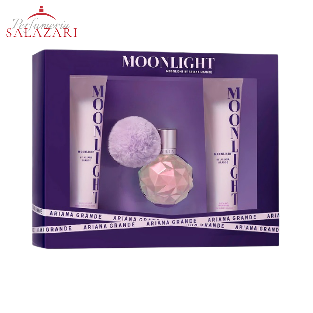 ARIANA GRANDE - MOONLIGHT EDP + CREMA + GEL DE BAÑO (ESTUCHE 3PZS) MUJER