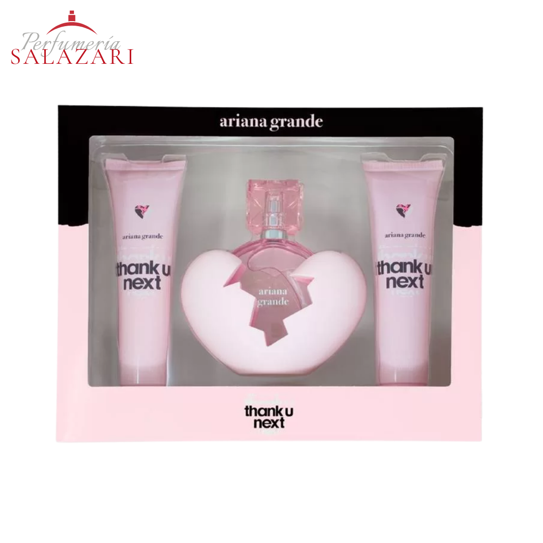 ARIANA GRANDE - THANK U NEXT EDP + CREMA + GEL (ESTUCHE 3PZS) MUJER